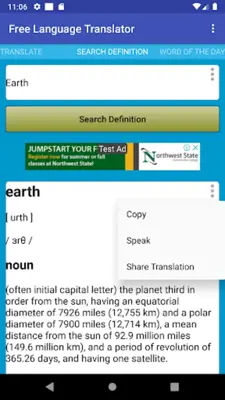 English Language Translator android App screenshot 12